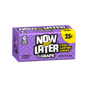 Now & Later 6 Piece Grape Candy 26g