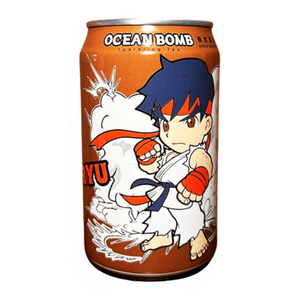 Ocean Bomb x Street Fighter Apple Sparkling Tea 330ml