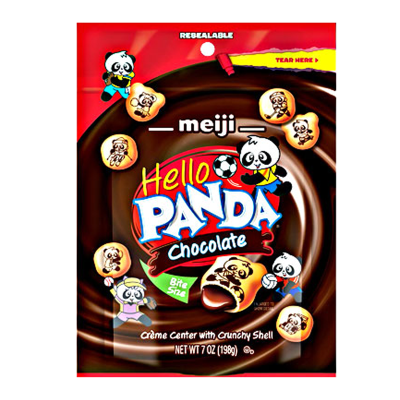 Meiji Hello Panda Chocolate Pouch 198g