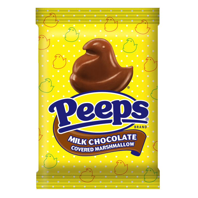 Peeps Milk Chocolate Covered Marshmallow Chick 28g