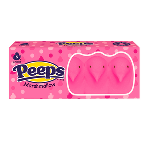 Peeps Easter Pink Chicks 5 Pack 42g