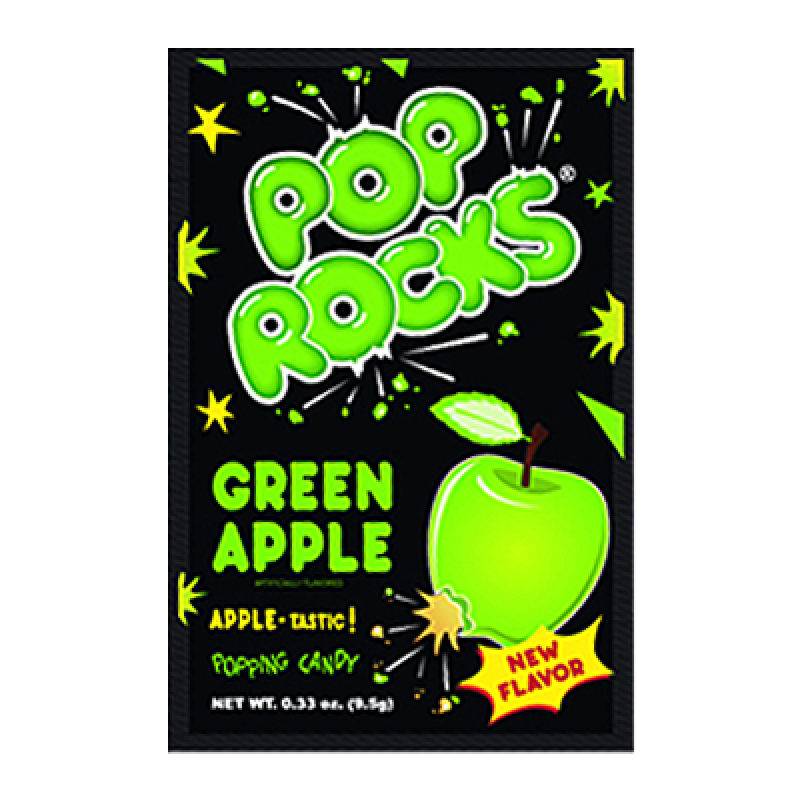 Pop Rocks Green Apple Candy 9.5g