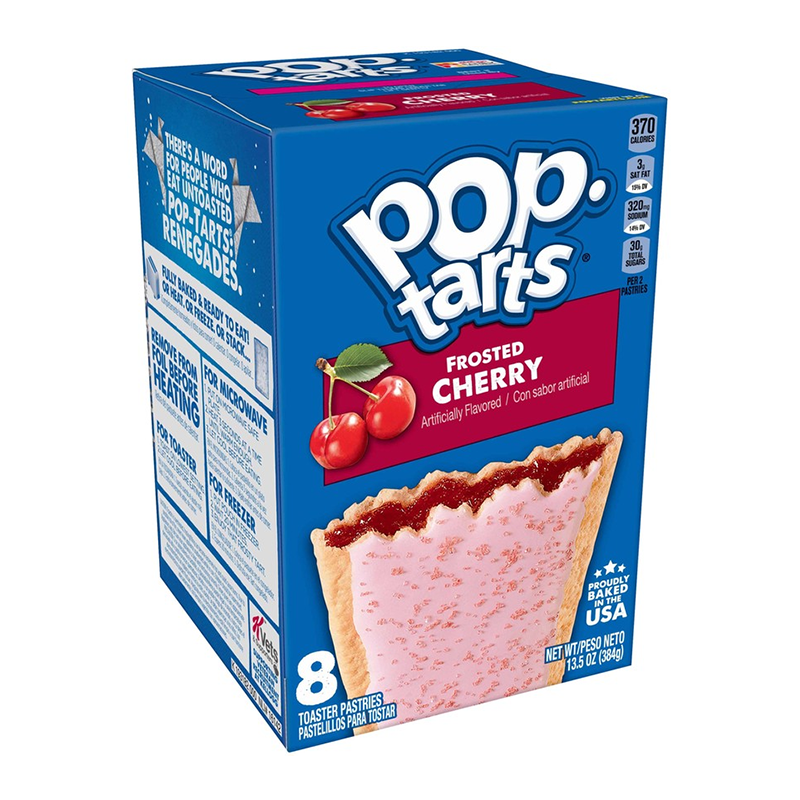 Pop Tarts Frosted Cherry 8 Pack 384g