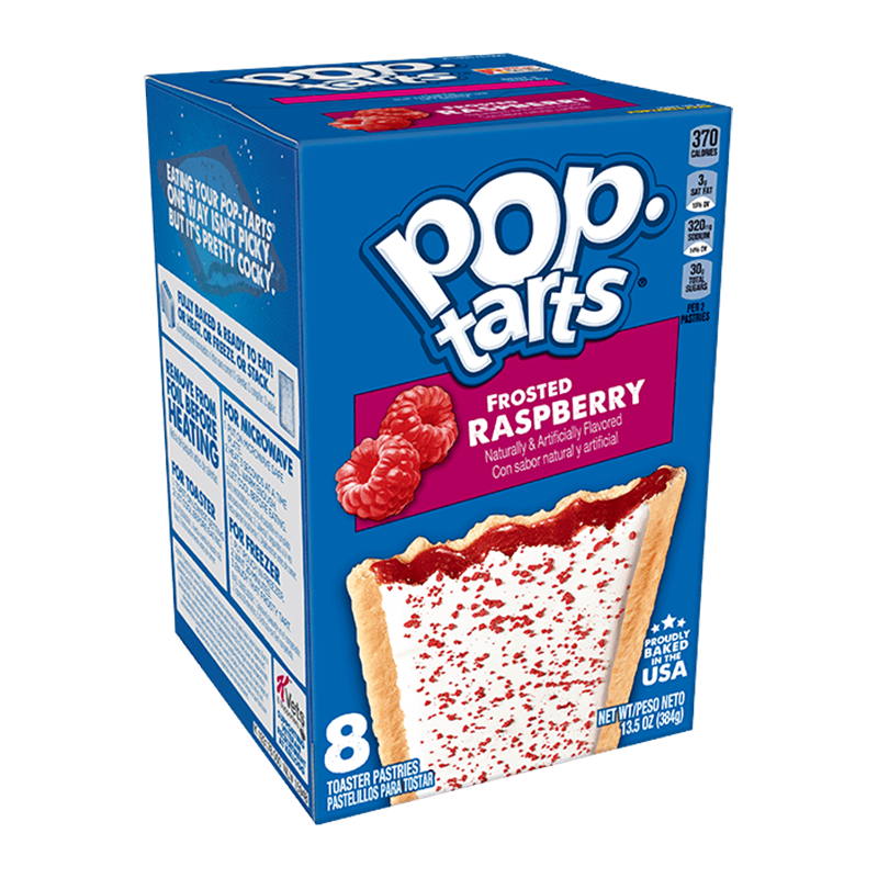 Pop Tarts Frosted Raspberry 8 Pack 384g