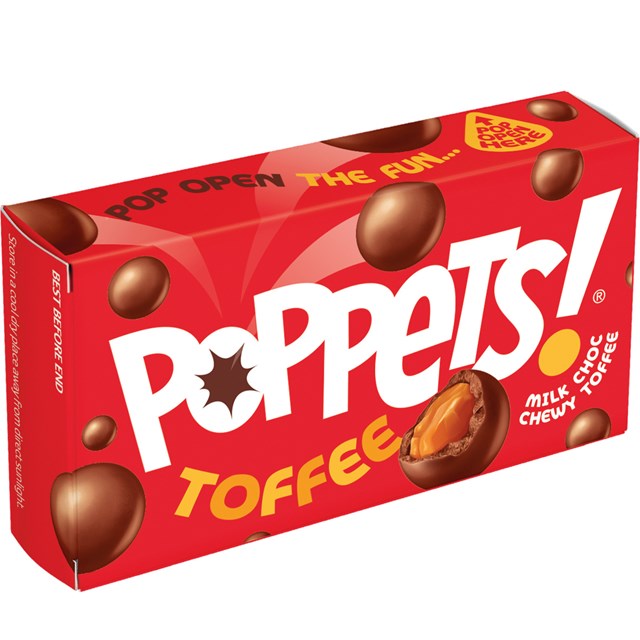 Poppets Chewy Toffee 45g