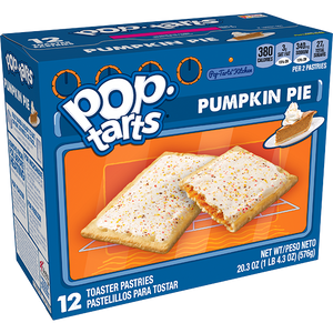Pop Tarts Frosted Pumpkin Pie 12 Pack 576g