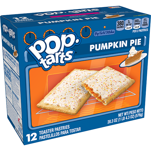 Pop Tarts Frosted Pumpkin Pie 12 Pack 576g