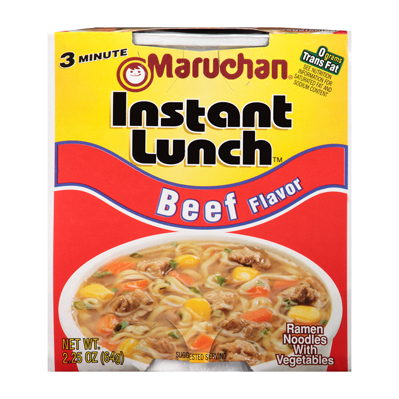 Maruchan Beef Flavour Instant Lunch Ramen Noodles 64g