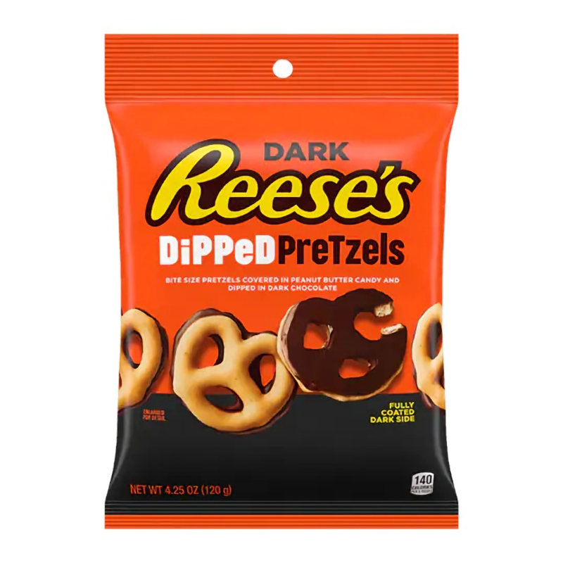 Reese's Dark Chocolate Dipped Pretzels 120g