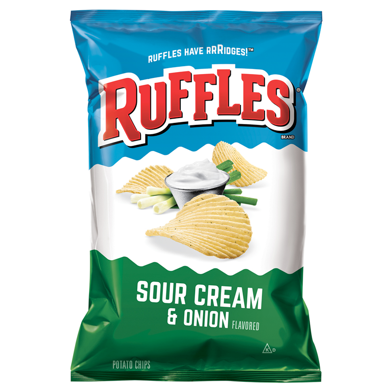 Ruffles Potato Chips Sour Cream & Onion 184g