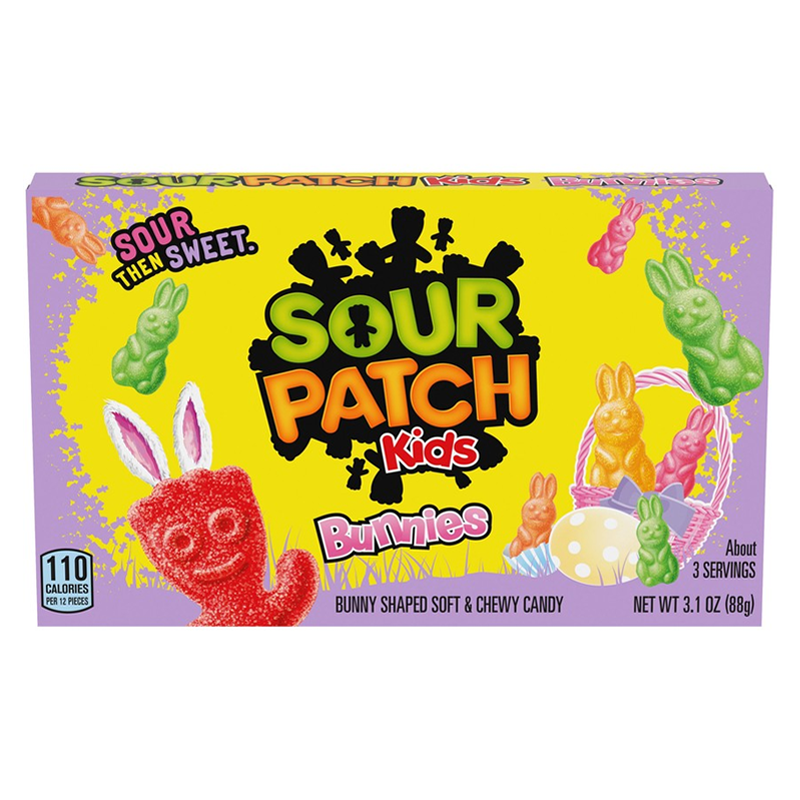 Sour Patch Kids Bunnies Theatre Box 88g