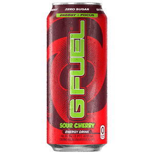 G Fuel Sour Cherry Zero Sugar Energy Drink 473ml
