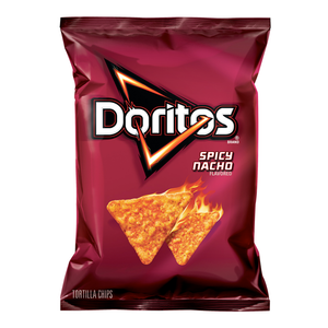 Doritos Spicy Nacho Cheese Corn Chips 198g