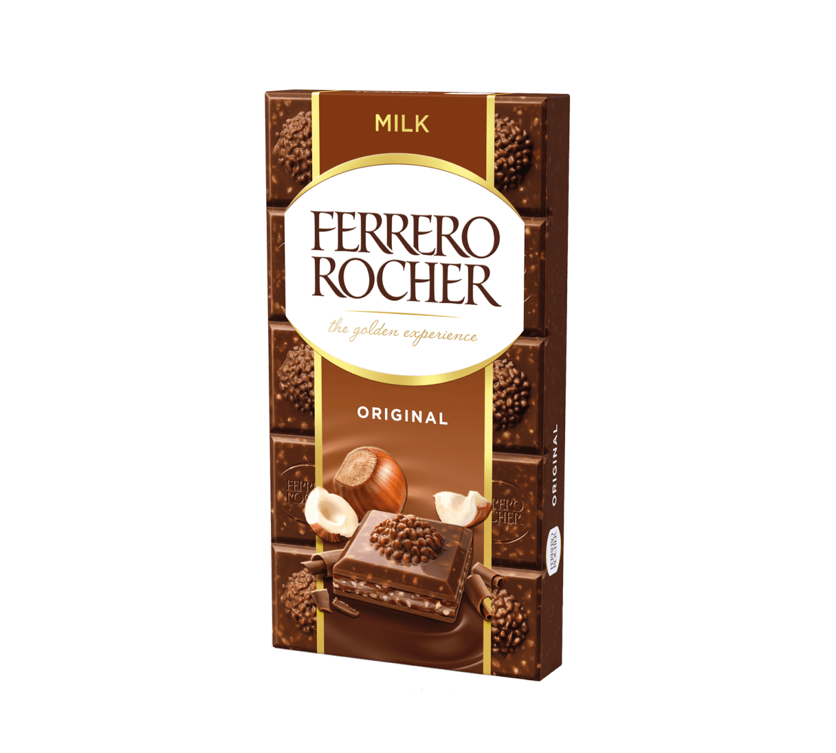 Ferrero Rocher Original Milk Chocolate Bar 90g