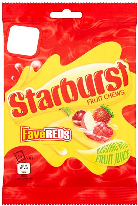 Starburst Fave Reds 125g