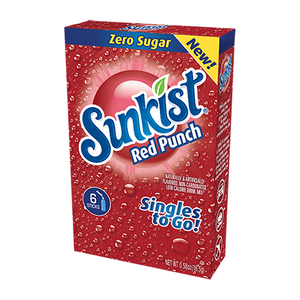 Sunkist Red Punch Singles To Go 15g