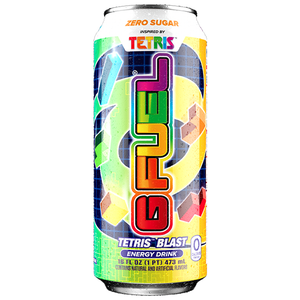 G Fuel Tetris Blast Rainbow Candy Zero Sugar Energy Drink 473ml