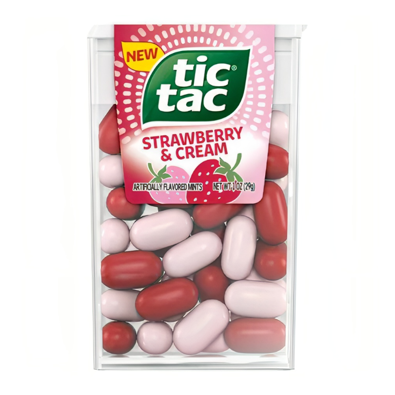 Tic Tac Strawberry & Cream 29g