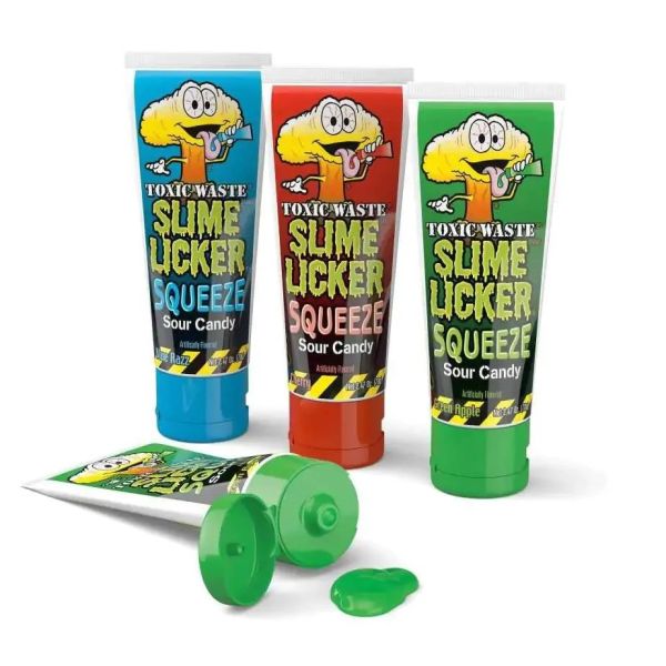 Toxic Waste Slime Licker Squeeze Candy 70g International Foods UK