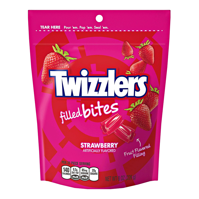 Twizzlers Strawberry Filled Bites 226g