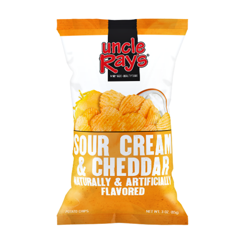 Uncle Ray's Sour Cream & Cheddar Potato Chips 120g