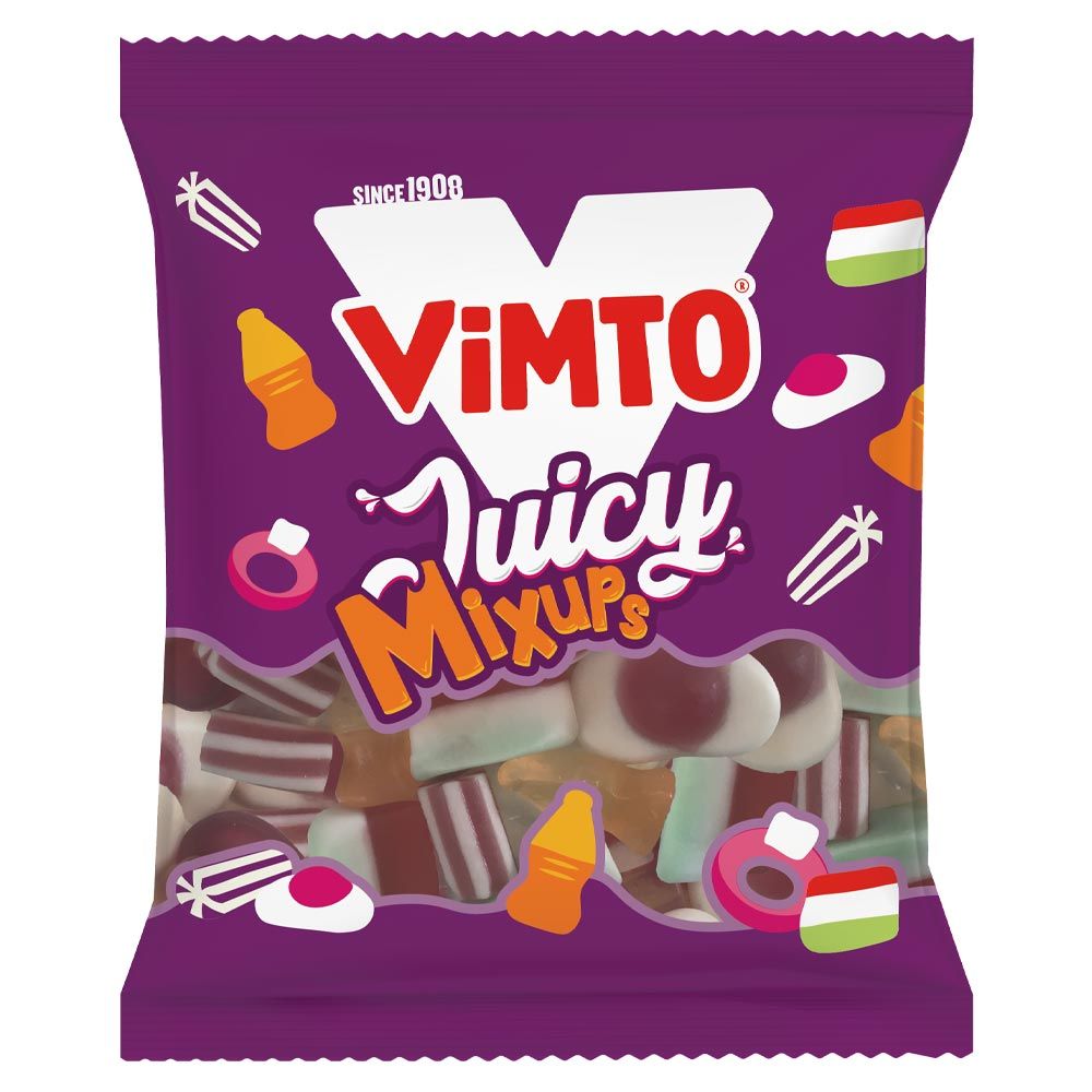 Vimto Juicy Mix-Ups Share Bags 140g - Best Before May 2025