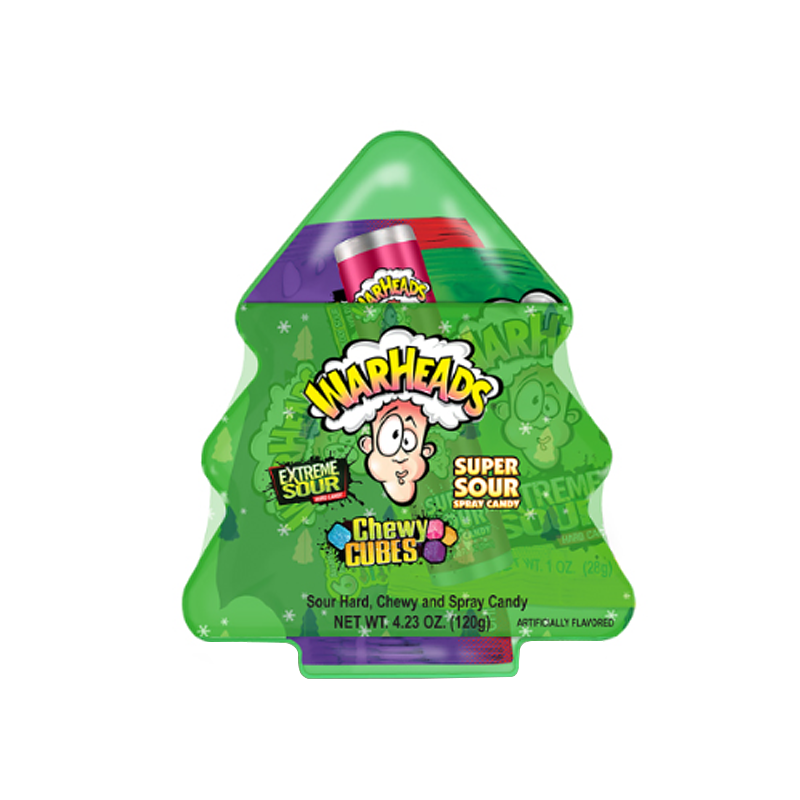 Warheads Assortment Christmas Tree 120g