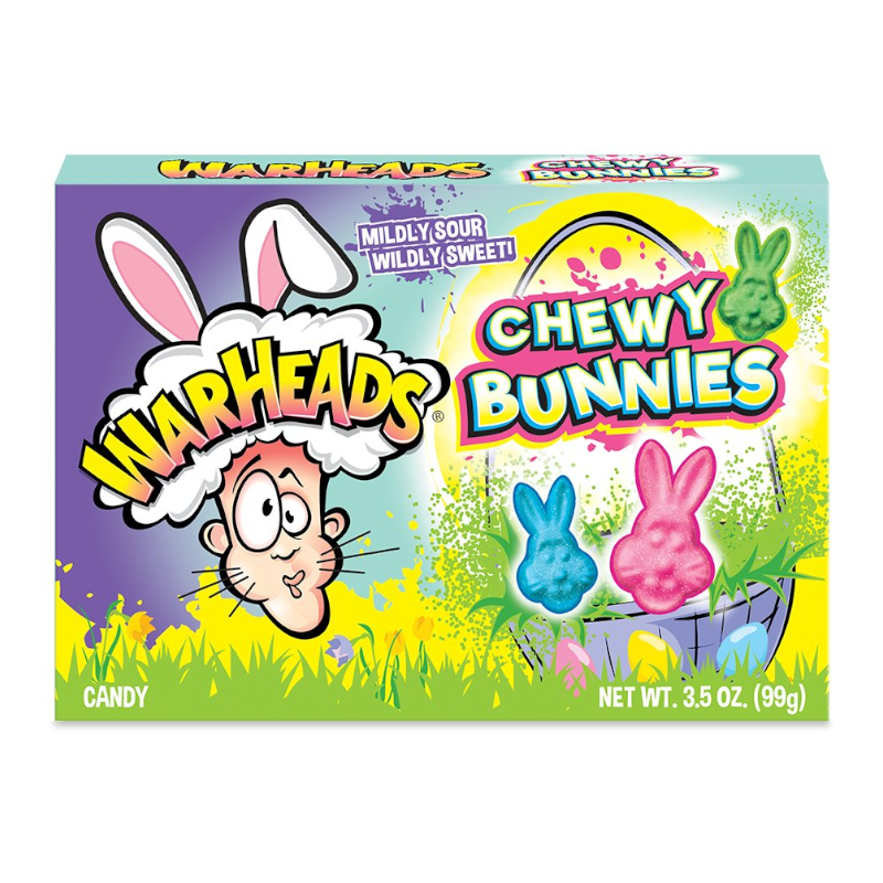 Warheads Easter Chewy Bunnies Theatre Box 85g