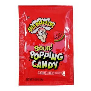Warheads Sour Popping Candy Pouch Watermelon 9g