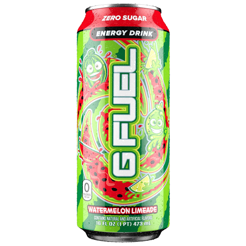 G Fuel Watermelon Limeade Zero Sugar Energy Drink 473ml