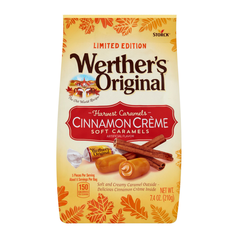 Werther's Original Cinnamon Crème Soft Caramels 210g