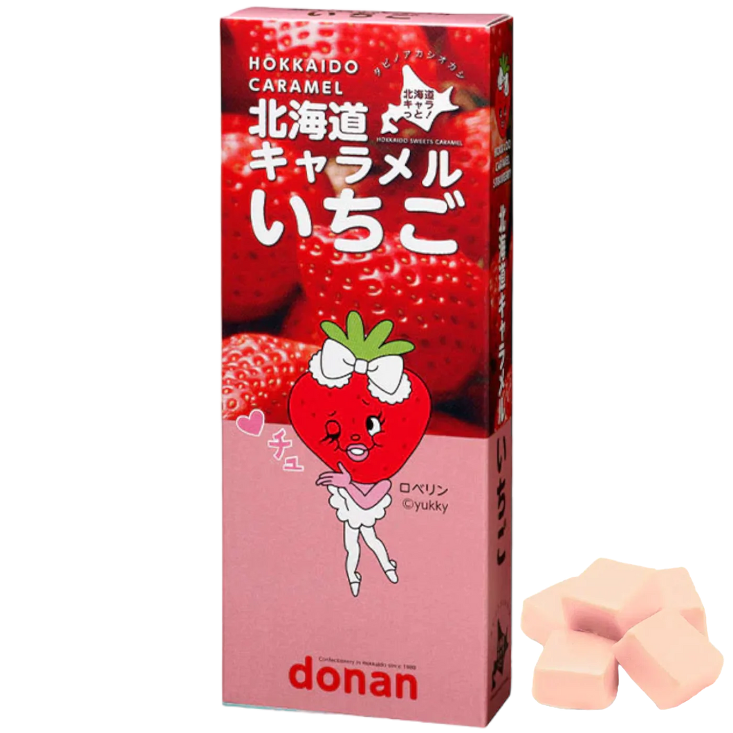 Donan Hokkaido Strawberry Caramels 72g