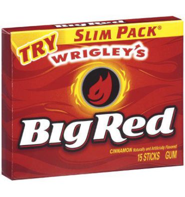 Big Red Wrigley's Cinnamon Gum 15 Sticks